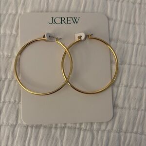 J. Crew Gold Hoop Earrings